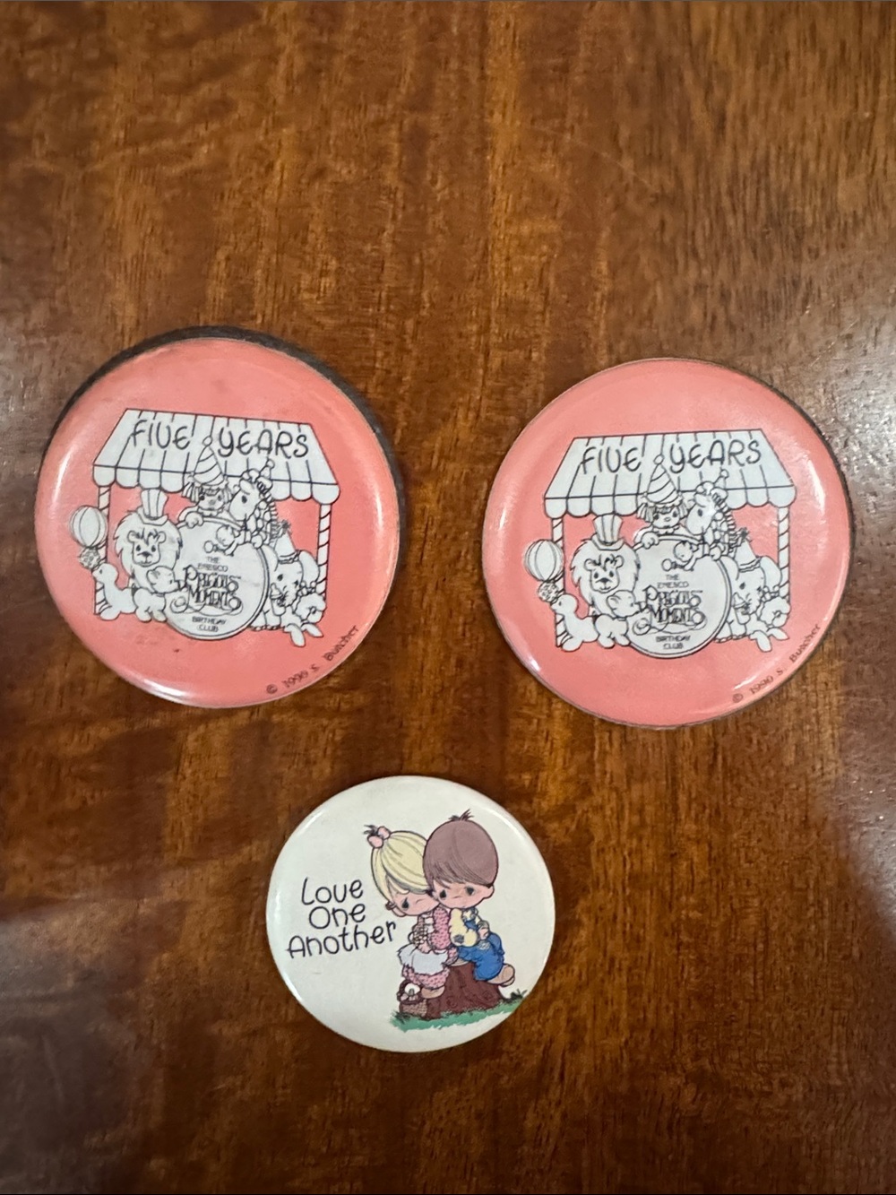 Vintage Precious Moments lot of 3 magnets